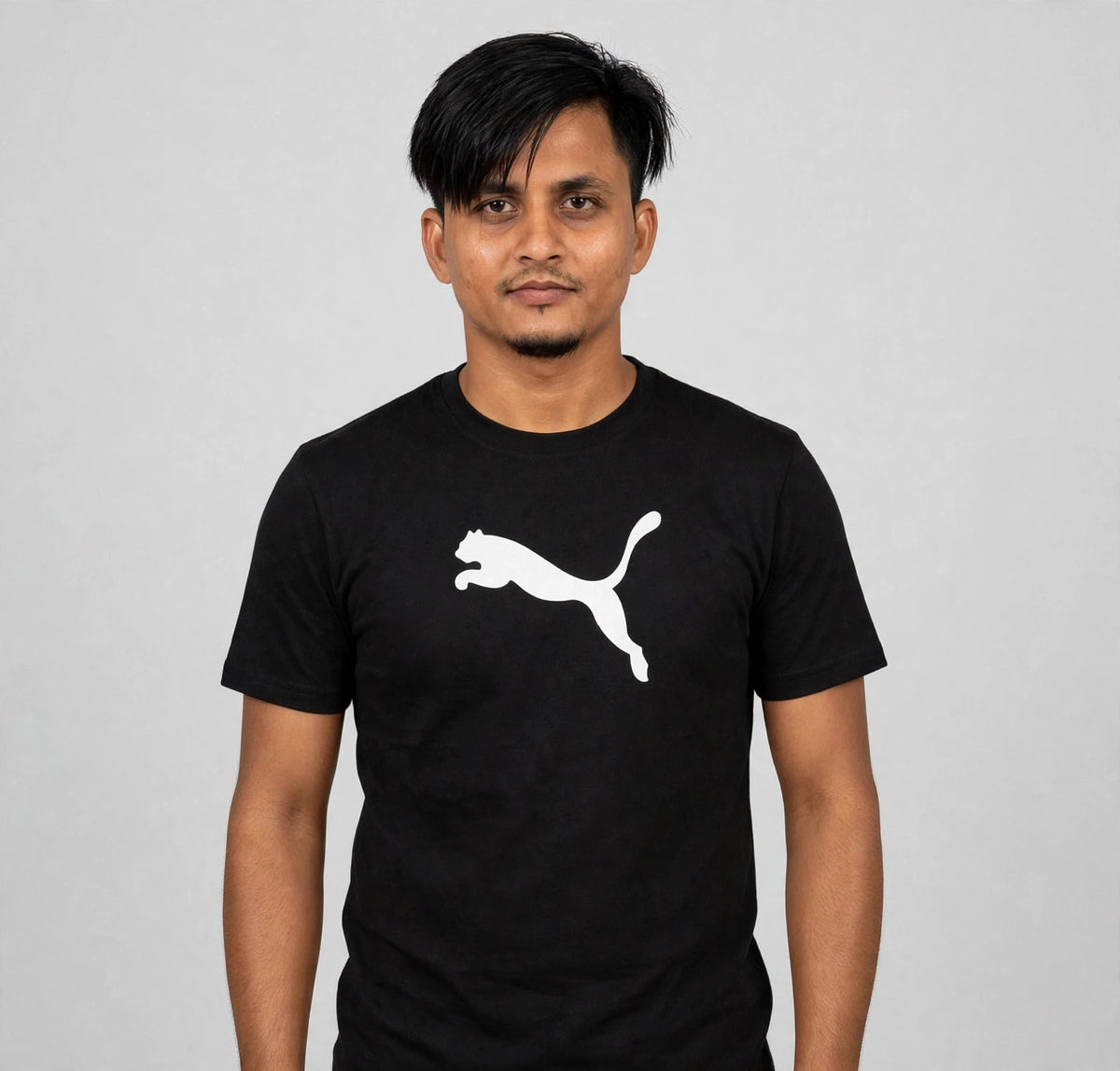 PUMA Athletics Graphic T-Shirt - Front Logo & Back Print | Red