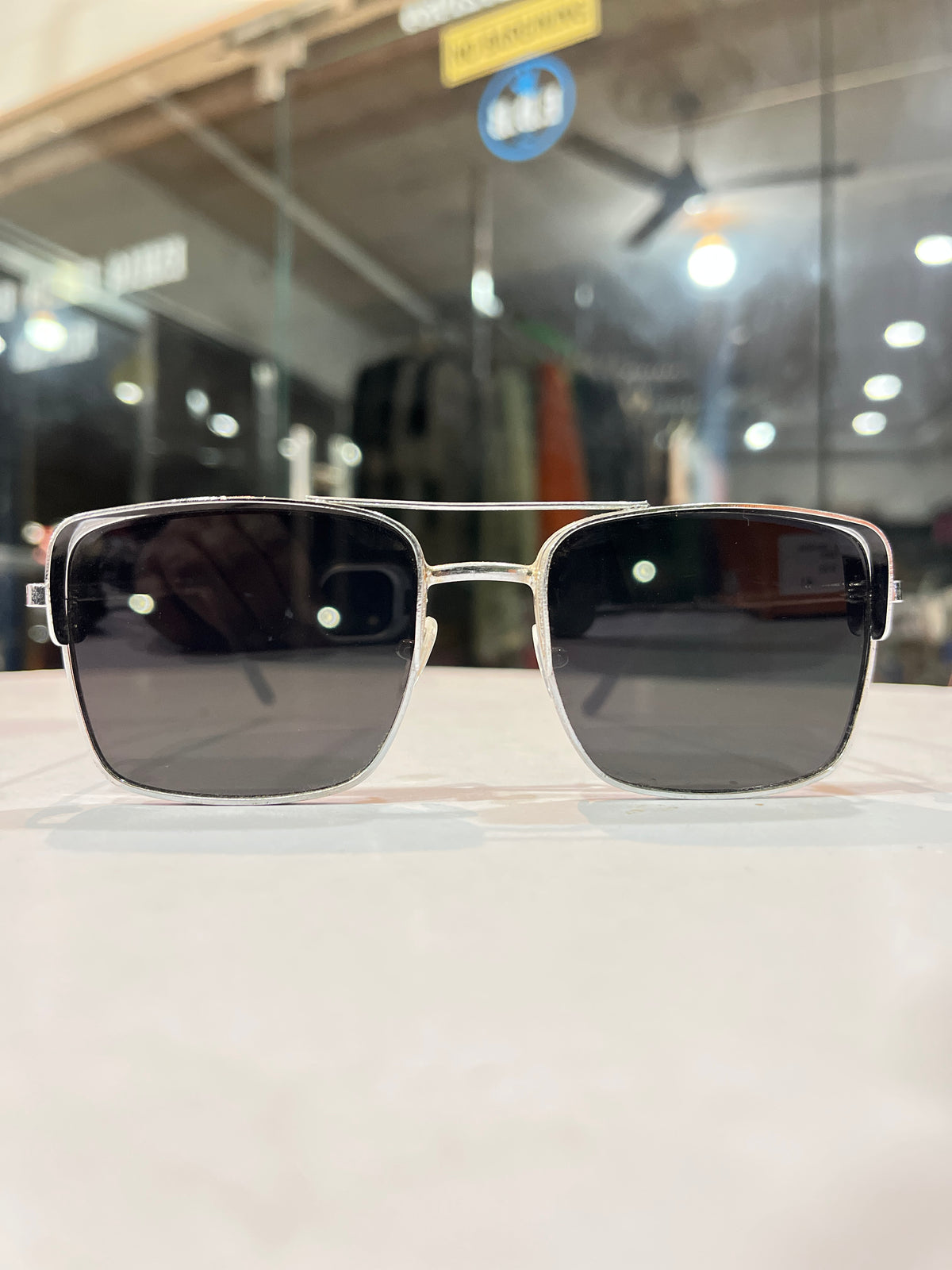 Premium Gold Frame Square Sunglasses