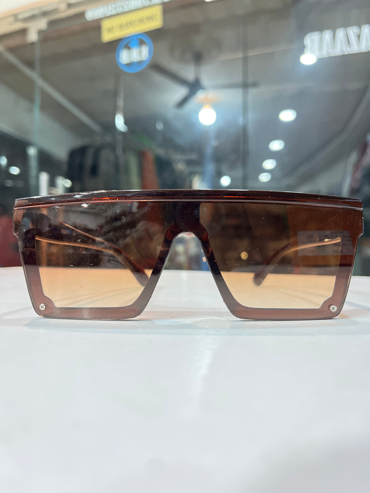 Premium Gold Frame Square Sunglasses